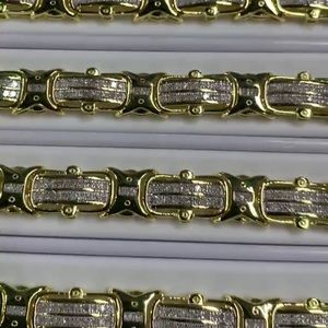 Bestseller Mens REAL DIAMOND custom designed bracelet! HIGH DEMAND NOT CZ! SALE!